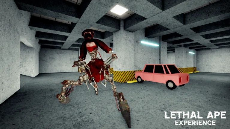 Lethal Ape Experience parking garage scene